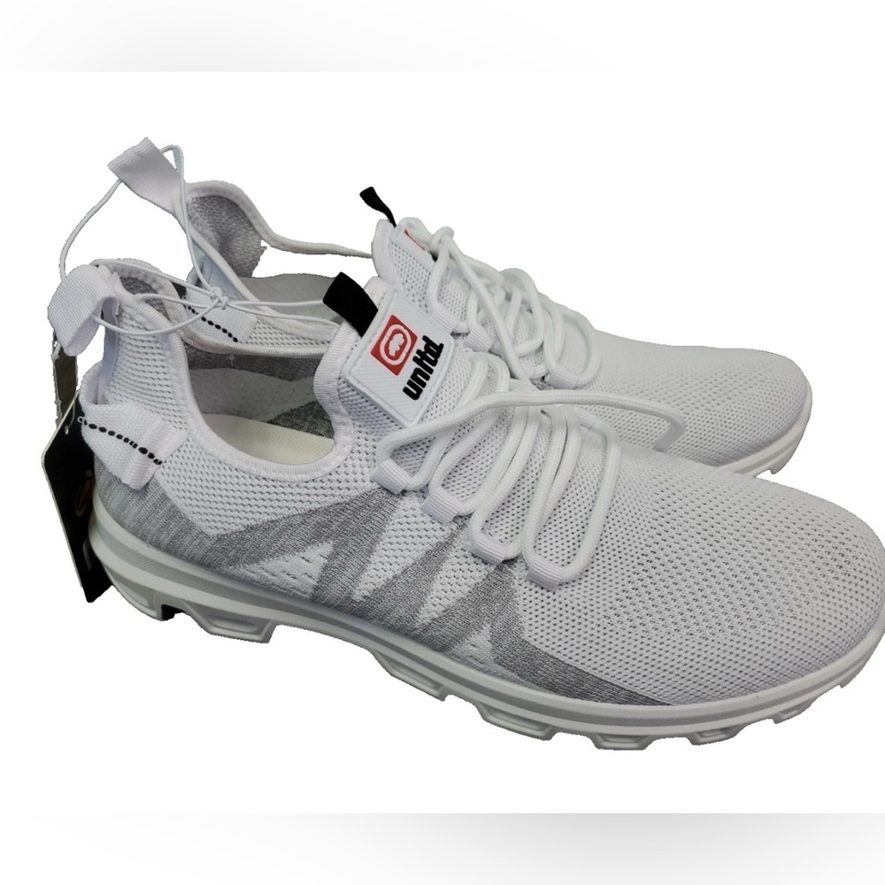 Ecko UNLTD | Men’s White Mesh Sneakers | Size 9.5 M | Benton-02 | LIKE NEW